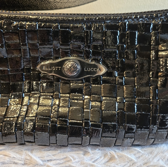 Elliott Lucca Woven Black  Leather bag - Picture 7 of 16